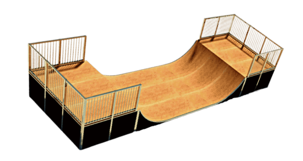 Skateboard Half Pipe Ramp