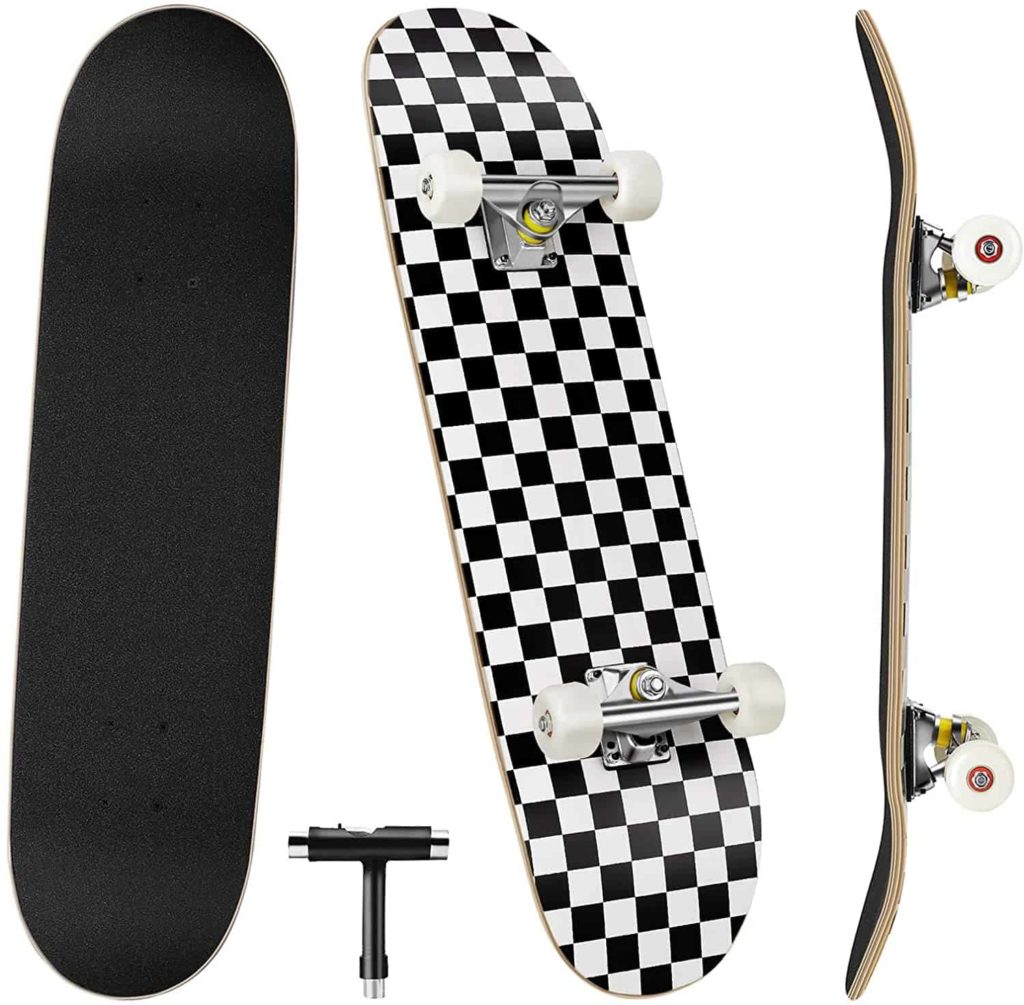 Benewell – Skateboards, 31” x 8” Complete Standard Skateboards for Beginners